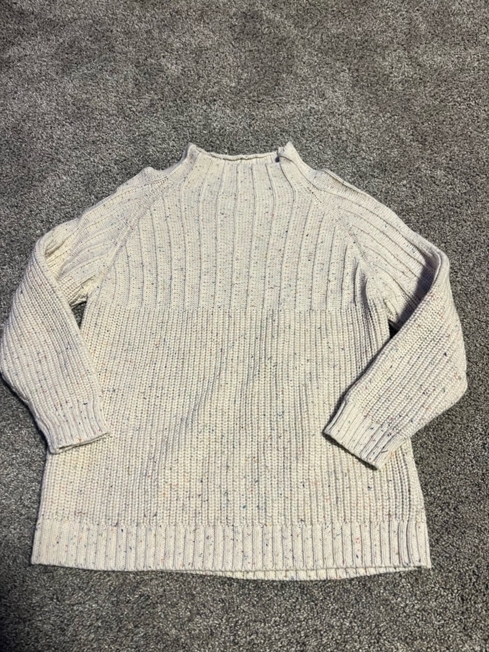 Fin & Vince 6/7y natural sweater euc